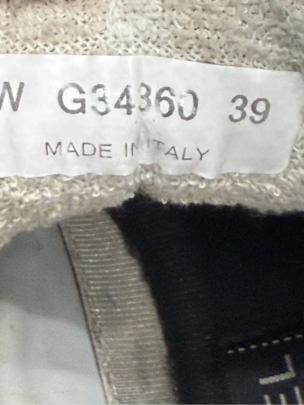 CHANEL Black and White Suede Fabric Sneakers